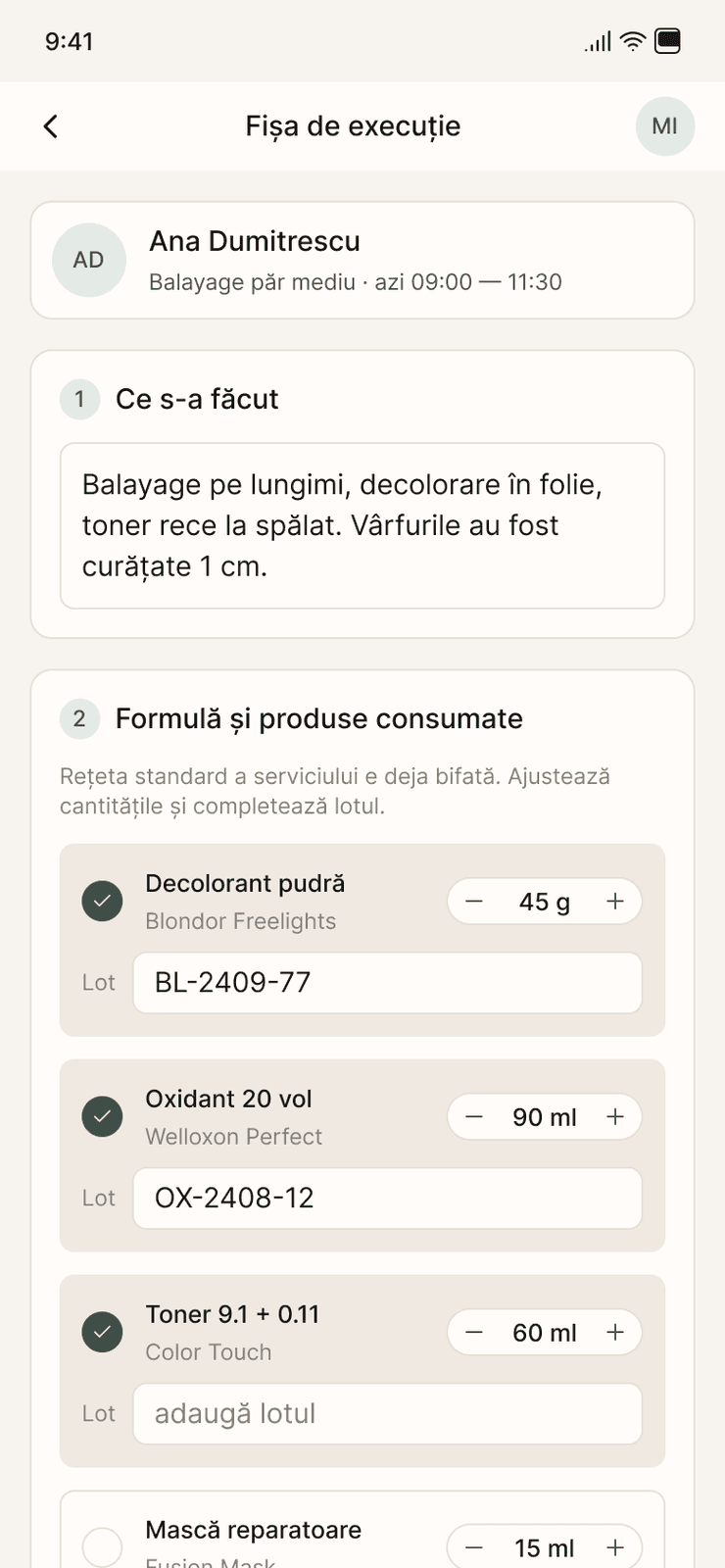 Fișa se completează de pe telefon, în două minute